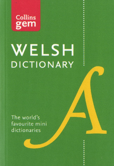 Clawr llyfr / Book cover: Collins Gem Welsh Dictionary