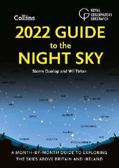 Clawr llyfr / Book cover: 2022 Guide to the Night Sky Britain and Ireland