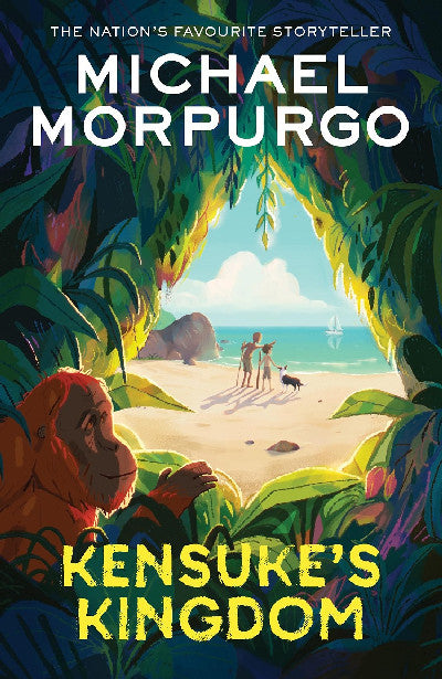 Clawr llyfr / Book cover: Kensuke's Kingdom