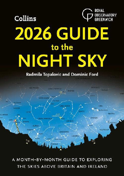 Clawr llyfr / Book cover: 2026 Guide to the Night Sky
