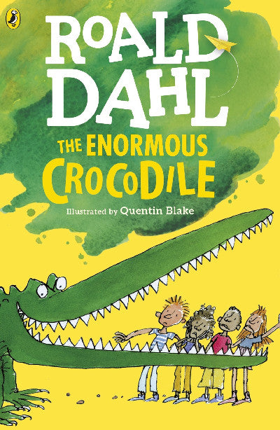 Clawr llyfr / Book cover: The Enormous Crocodile