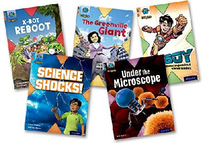 Clawr llyfr / Book cover: Project X: Band 13 Grey - Shocking Science (Mixed Pack of 5)