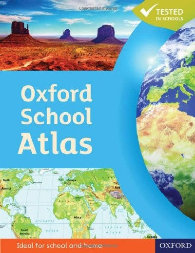 Clawr llyfr / Book cover: Oxford School Atlas