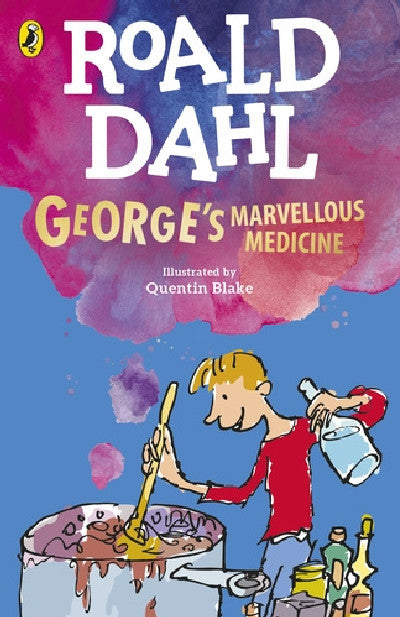 Clawr llyfr / Book cover: George's Marvellous Medicine