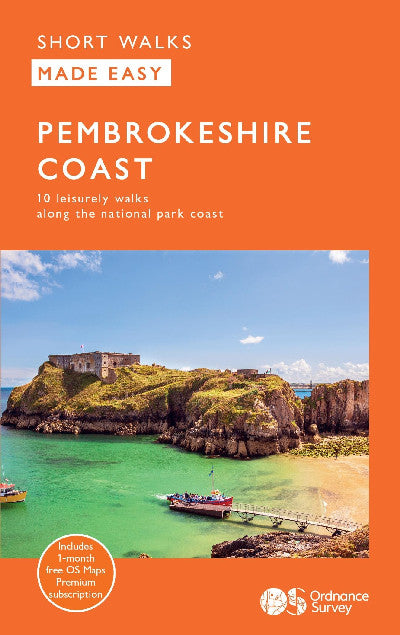 Clawr llyfr / Book cover: Pembrokeshire Coast Short Walks Made Easy