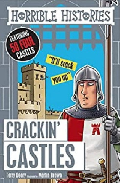 Clawr llyfr / Book cover: Horrible Histories: Crackin' Castles