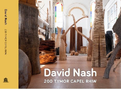Clawr llyfr / Book cover: David Nash - 200 Tymor Capel Rhiw