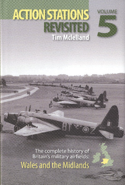 Clawr llyfr / Book cover: Action Stations Revisited: Volume 5. Wales and the Midlands