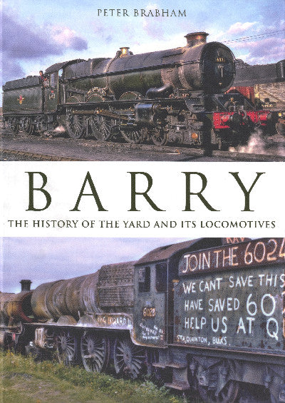 Clawr llyfr / Book cover: Barry - The History of the Yard and Its Locomotives