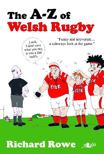 Clawr llyfr / Book cover: The A-Z of Welsh Rugby