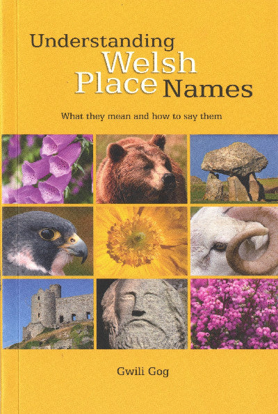 Clawr llyfr / Book cover: Understanding Welsh Place Names - What They Mean and How to Say Them — What They Mean and How to Say Them