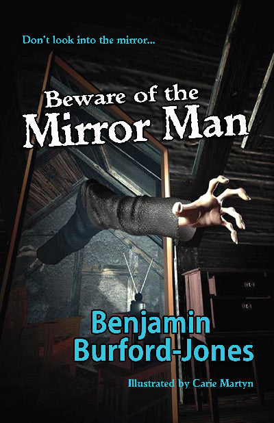 Clawr llyfr / Book cover: Beware of the Mirror Man