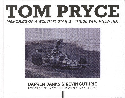 Clawr llyfr / Book cover: Tom Pryce: Memories of a Welsh F1