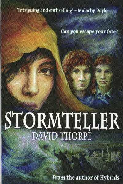 Clawr llyfr / Book cover: Stormteller