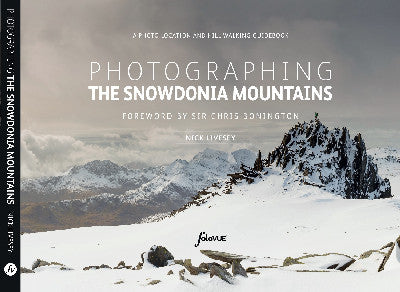 Clawr llyfr / Book cover: Photographing the Snowdonia Mountains