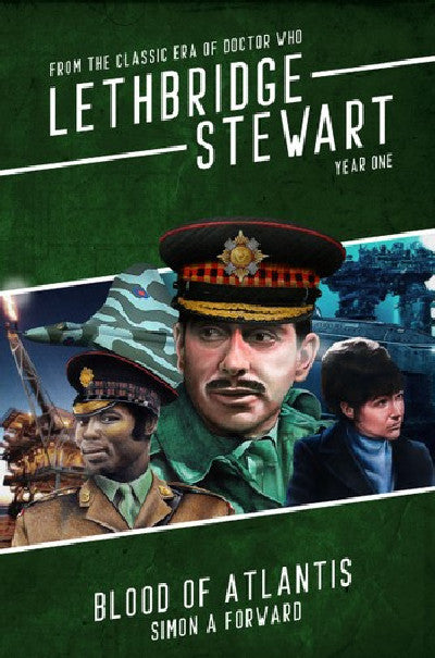 Clawr llyfr / Book cover: Lethbridge-Stewart: Blood of Atlantis