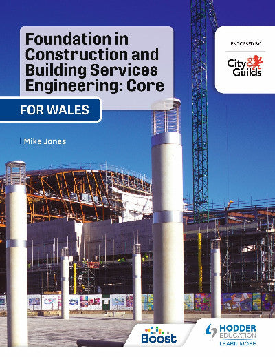 Clawr llyfr / Book cover: Foundation in Construction and Building Services Engineering: Core (Wales)