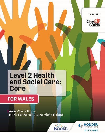 Clawr llyfr / Book cover: Level 2 Health and Social Care: Core (Wales)