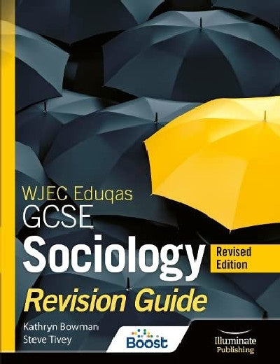 Clawr llyfr / Book cover: WJEC Eduqas GCSE Sociology Revision Guide - Revised Edition