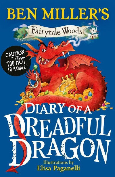 Clawr llyfr / Book cover: Diary of a Dreadful Dragon