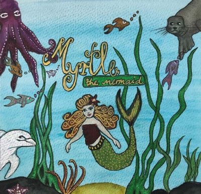 Clawr llyfr / Book cover: Myrtle the Mermaid