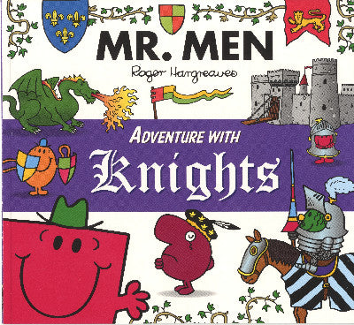 Clawr llyfr / Book cover: Mr Men Adventure with Knights