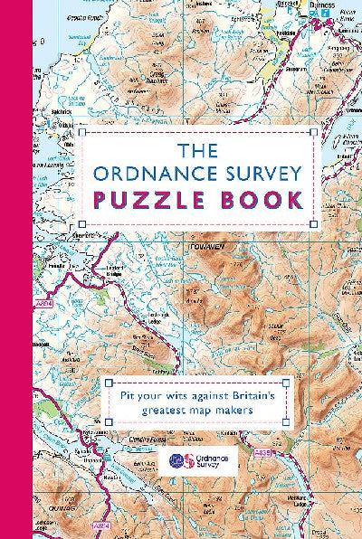 Clawr llyfr / Book cover: The Ordnance Survey Puzzle Book