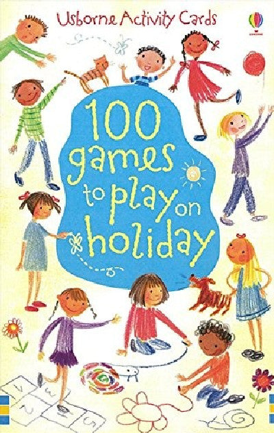 Clawr llyfr / Book cover: 100 Games to Play on Holiday