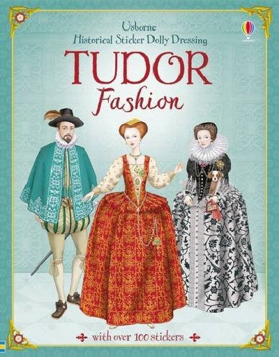 Clawr llyfr / Book cover: Historical Sticker Dolly Dressing Tudor Fashion