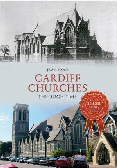 Clawr llyfr / Book cover: Cardiff Churches Through Time
