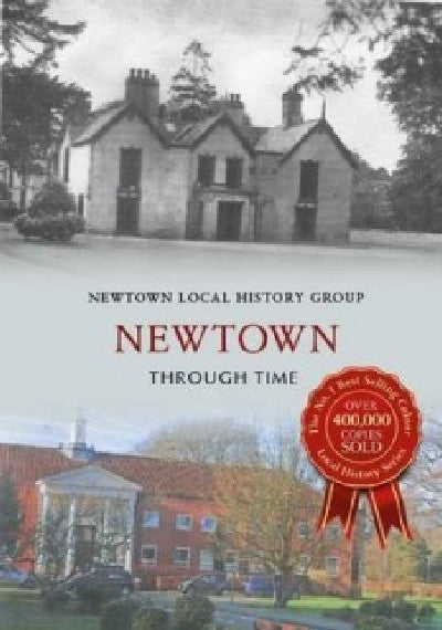 Clawr llyfr / Book cover: Newtown Through Time