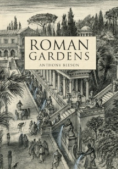 Clawr llyfr / Book cover: Roman Gardens