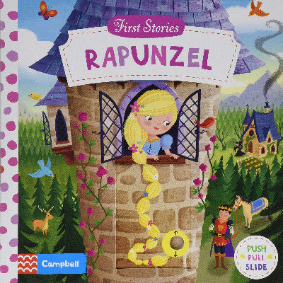 Clawr llyfr / Book cover: First Stories: Rapunzel
