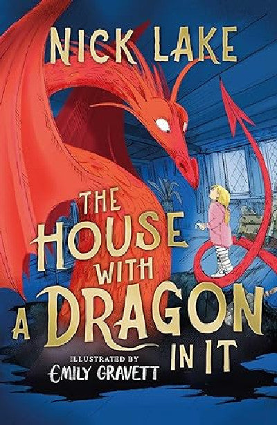 Clawr llyfr / Book cover: The House with a Dragon in It