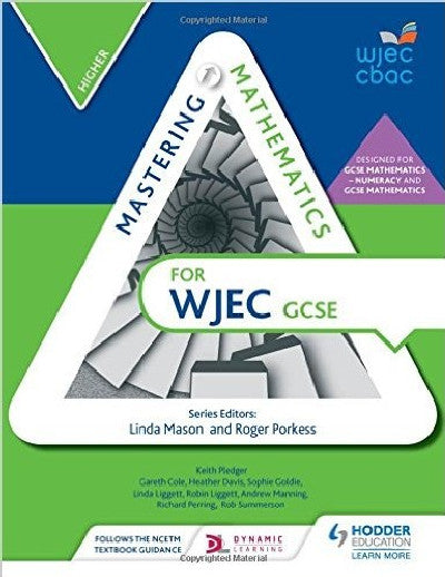 Clawr llyfr / Book cover: Mastering Mathematics for WJEC GCSE: Higher
