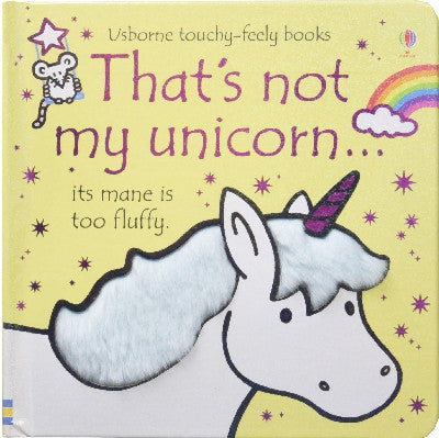 Clawr llyfr / Book cover: That's Not My Unicorn... Its Mane is Too Fluffy