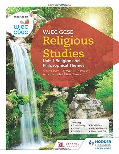 Clawr llyfr / Book cover: WJEC GCSE Religious Studies: Unit 1 Religion and Philosophical Themes