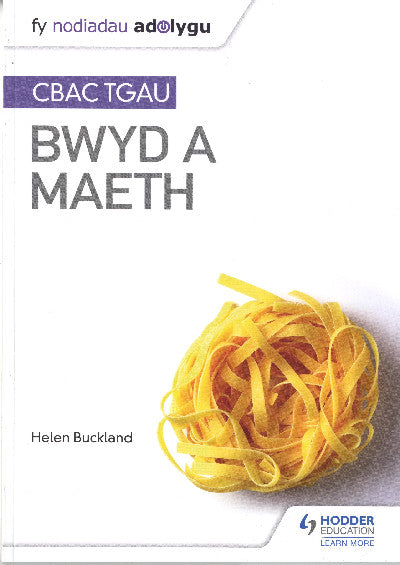 Clawr llyfr / Book cover: Fy Nodiadau Adolygu: CBAC TGAU Bwyd a Maeth