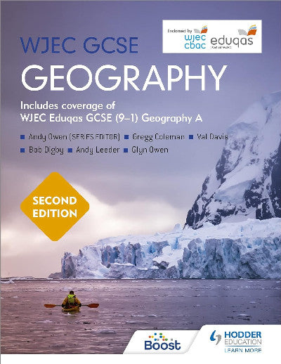 Clawr llyfr / Book cover: WJEC GSCE Geography (Second Edition)
