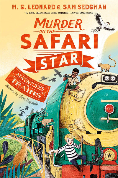Clawr llyfr / Book cover: Murder on the Safari Star