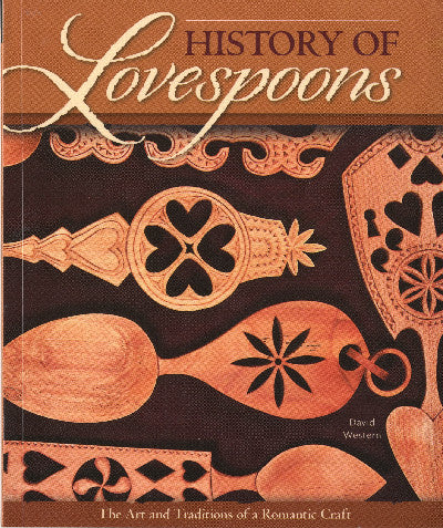 Clawr llyfr / Book cover: History of Lovespoons