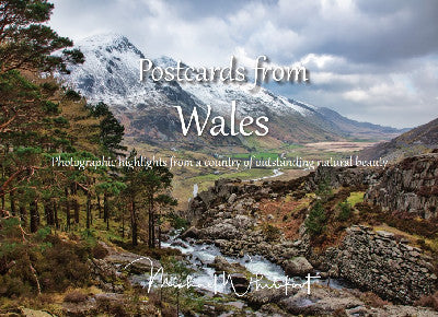 Clawr llyfr / Book cover: Postcards from Wales