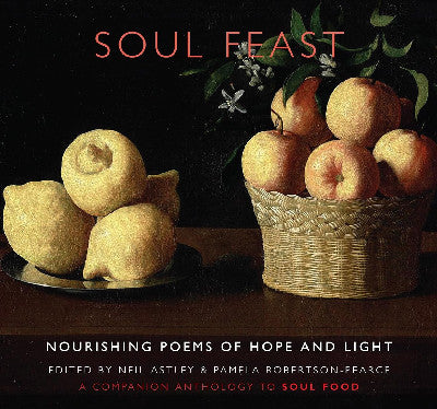 Clawr llyfr / Book cover: Soul Feast - Nourishing Poems of Hope & Light