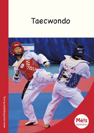 Clawr llyfr / Book cover: Mêts Maesllan: Taecwando