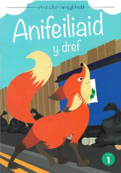 Clawr llyfr / Book cover: Cyfres Archwilio'r Amgylchedd: Anifeiliaid y Dref