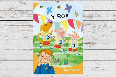 Clawr llyfr / Book cover: Dyna Chi Dric: Y Ras