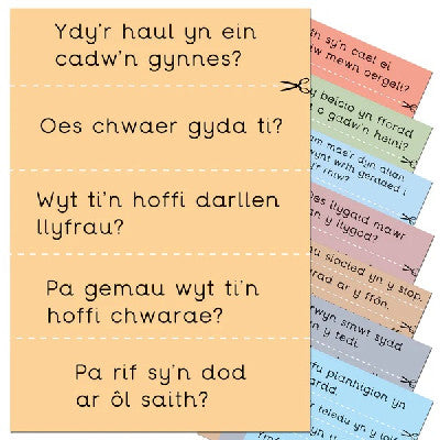 Cerdyn cyfarch / Greeting card: Tric a Chlic Cam 3 - Stribedi Darllen