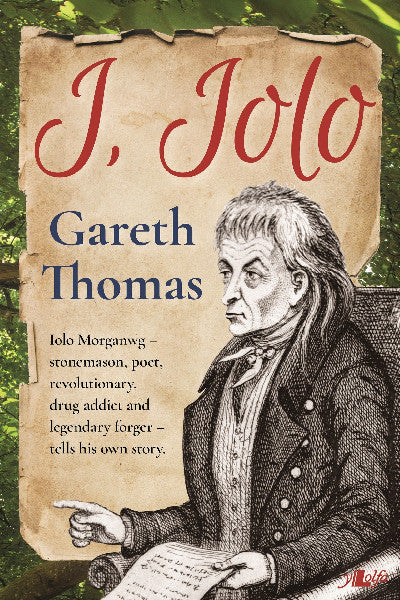 Clawr llyfr / Book cover: I, Iolo