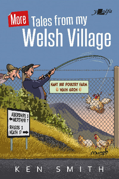 Clawr llyfr / Book cover: More Tales from My Welsh Village