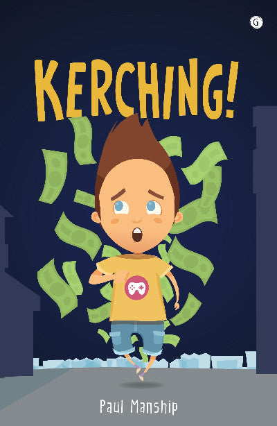 Clawr llyfr / Book cover: Kerching!